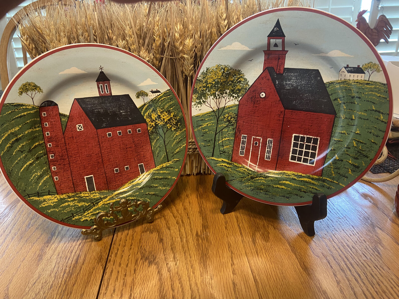Sakura, Brandon House, Country Life By Warren Kimble, Salad Plates.