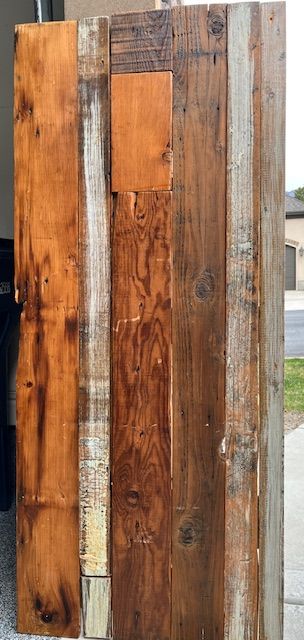 Reclaimed Wood Full Size Headboard