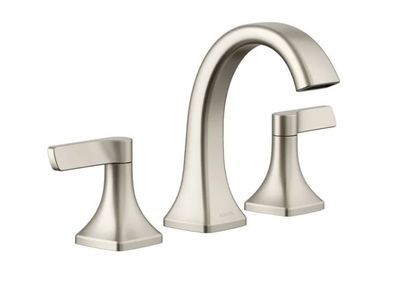 Kohler Riverly Widespread Bathroom Sink Faucet, Brushed Nickel 1806303 #103940