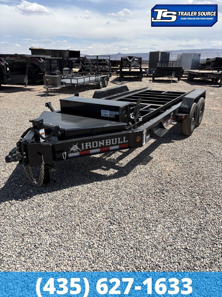 7x14 Iron Bull DBB Roll Off Trailer - 14K GVWR -