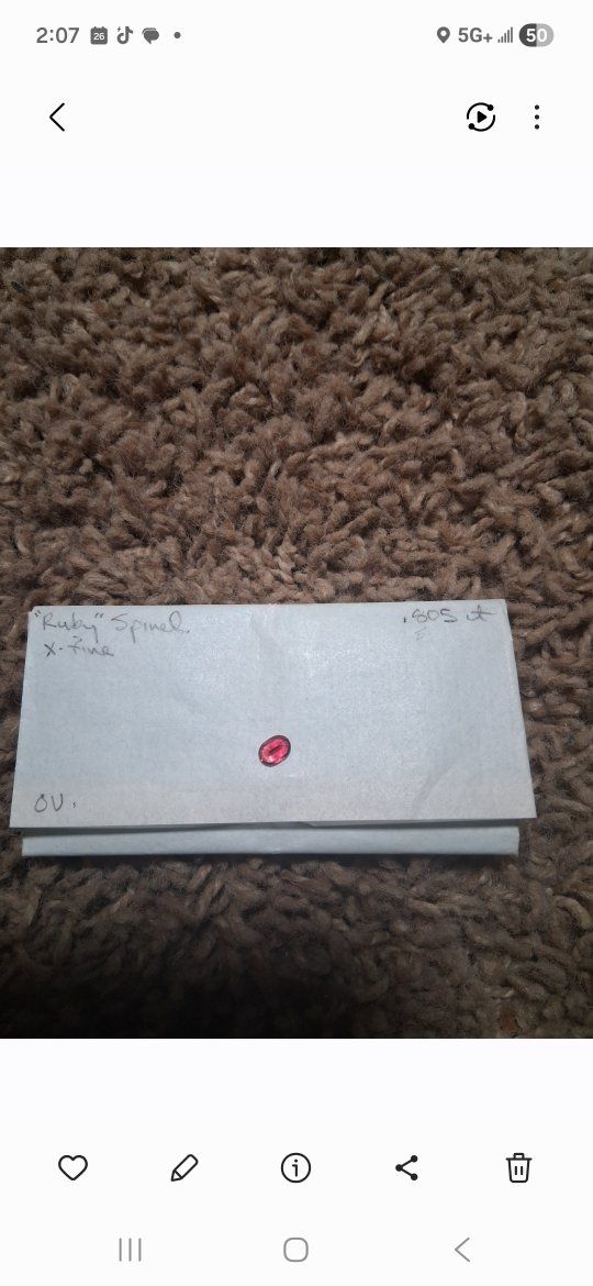 Extra fine grade, spinal Ruby .805 carrots