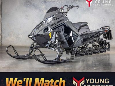 2025 Polaris® 650 RMK SP 155 Mirage Gray / Gloss Black