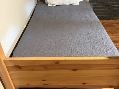 Stackable twin beds and mattresses