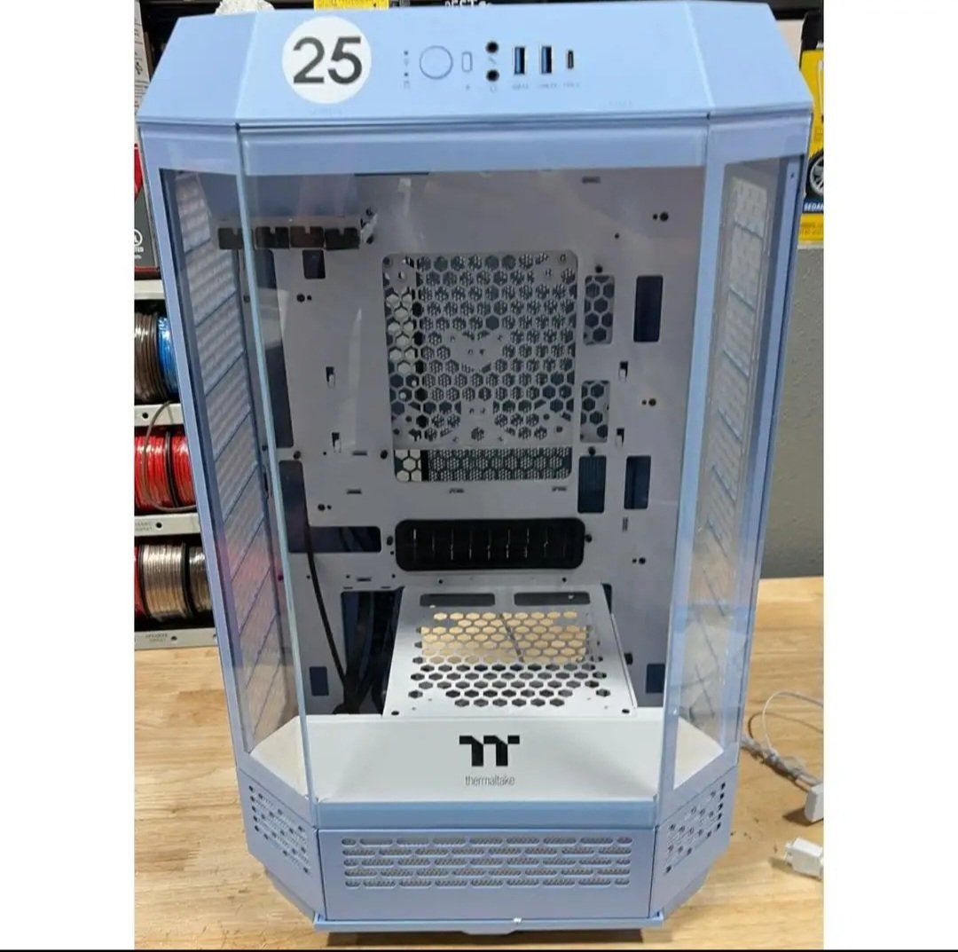Thermaltake Tower 300 Hydrangea Blue Micro-ATX Case; 2x140mm CT Fan