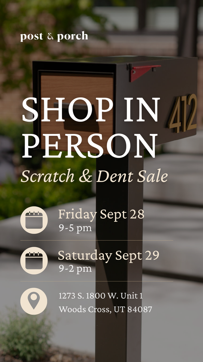 Mailboxes & Home Decor – Scratch & Dent Sale – 80% OFF