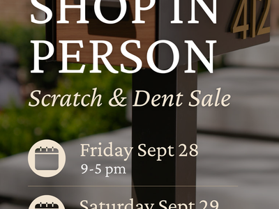 Mailboxes & Home Decor – Scratch & Dent Sale – 80% OFF
