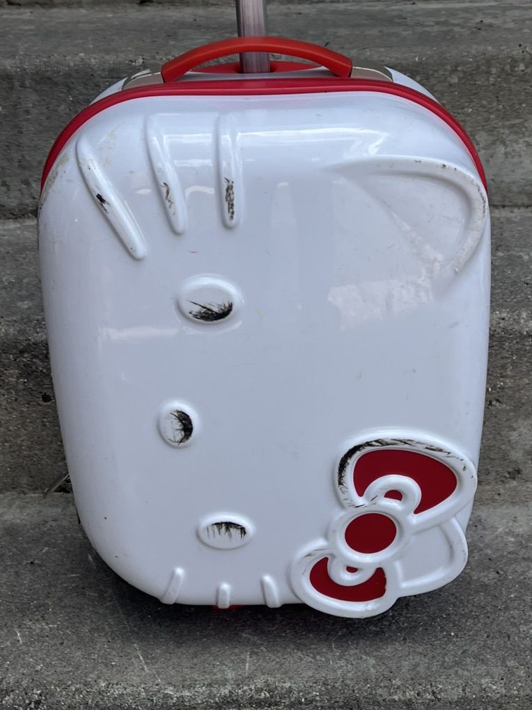 Hello Kitty Kids Suitcase Hard Case Rollerboard