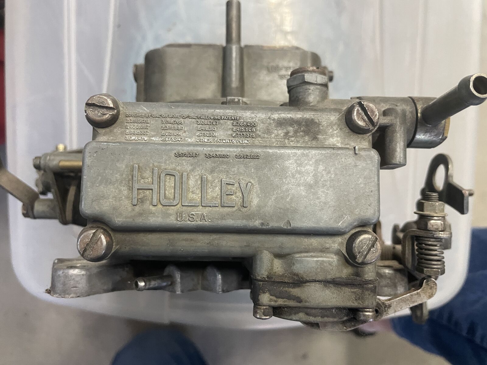 Holly 4 barrel carburetor from older Mustang