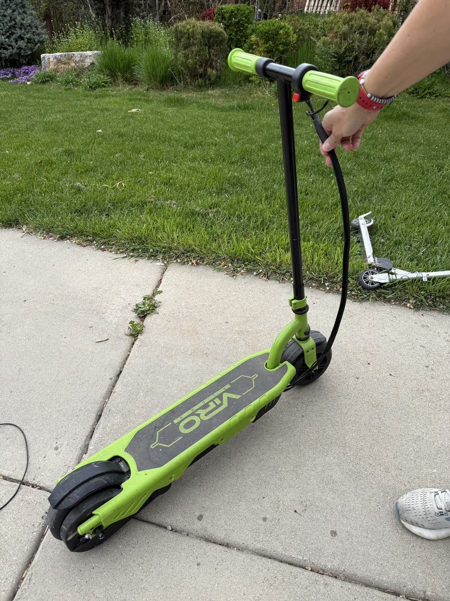 Green Kids Electric Scooter