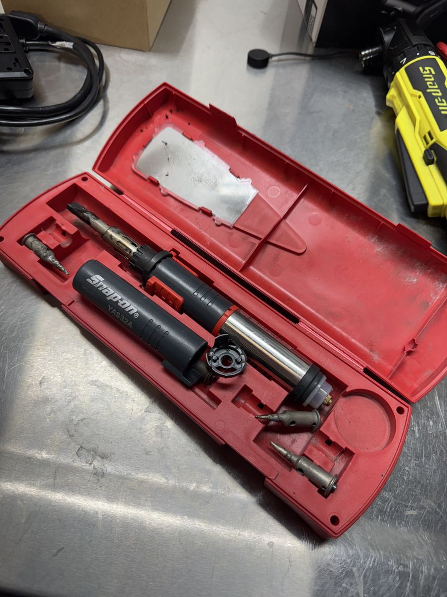 snap on butane soldering iron