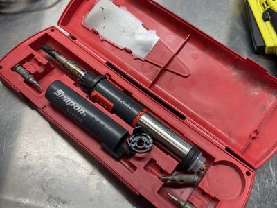 snap on butane soldering iron