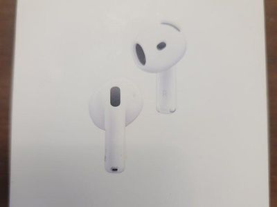 Apple AirPods 4 Wireless Earbuds - New, In sealed box, White, Noise Cancelling