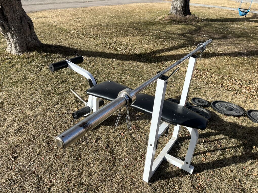 Bench Weight Set hell of a deal