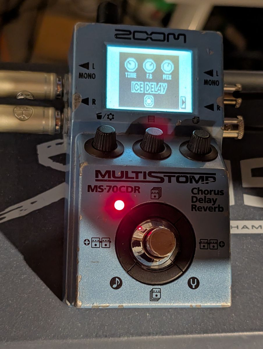 Zoom MS-70CDR Multistomp Stereo Effects Pedal