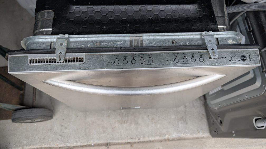 KitchenAid dishwasher steel tub