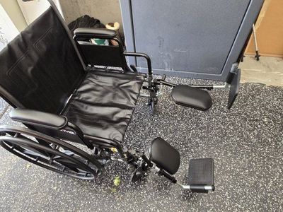 Drive Medical Wheelchair with Removable Leg Rests - Black