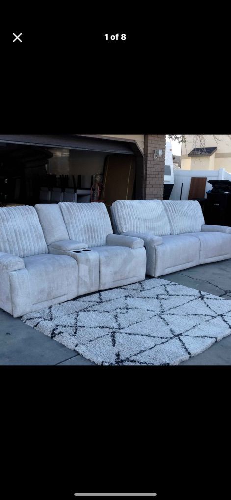 Set of couches Recliners