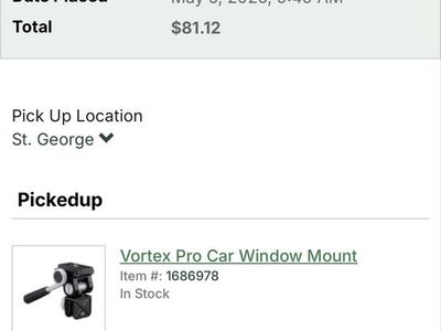Vortex Pro Car Window Mount - Secure & Stable Optics Support