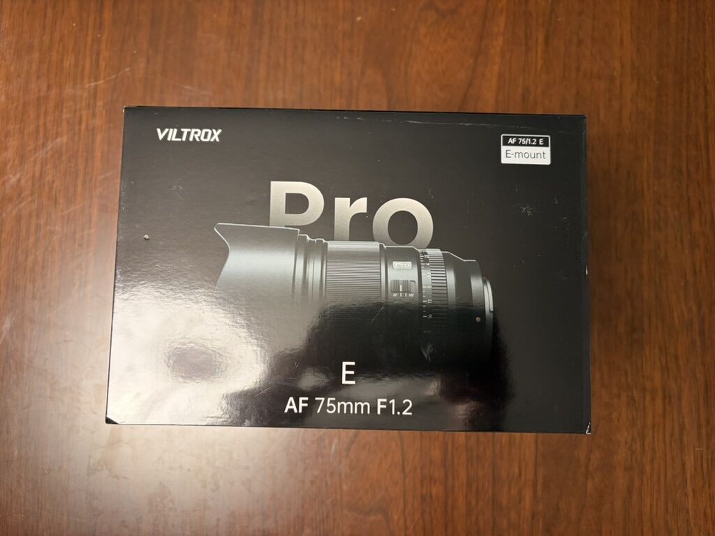 Viltrox 75mm f/1.2 (Sony E Mount) – Like New
