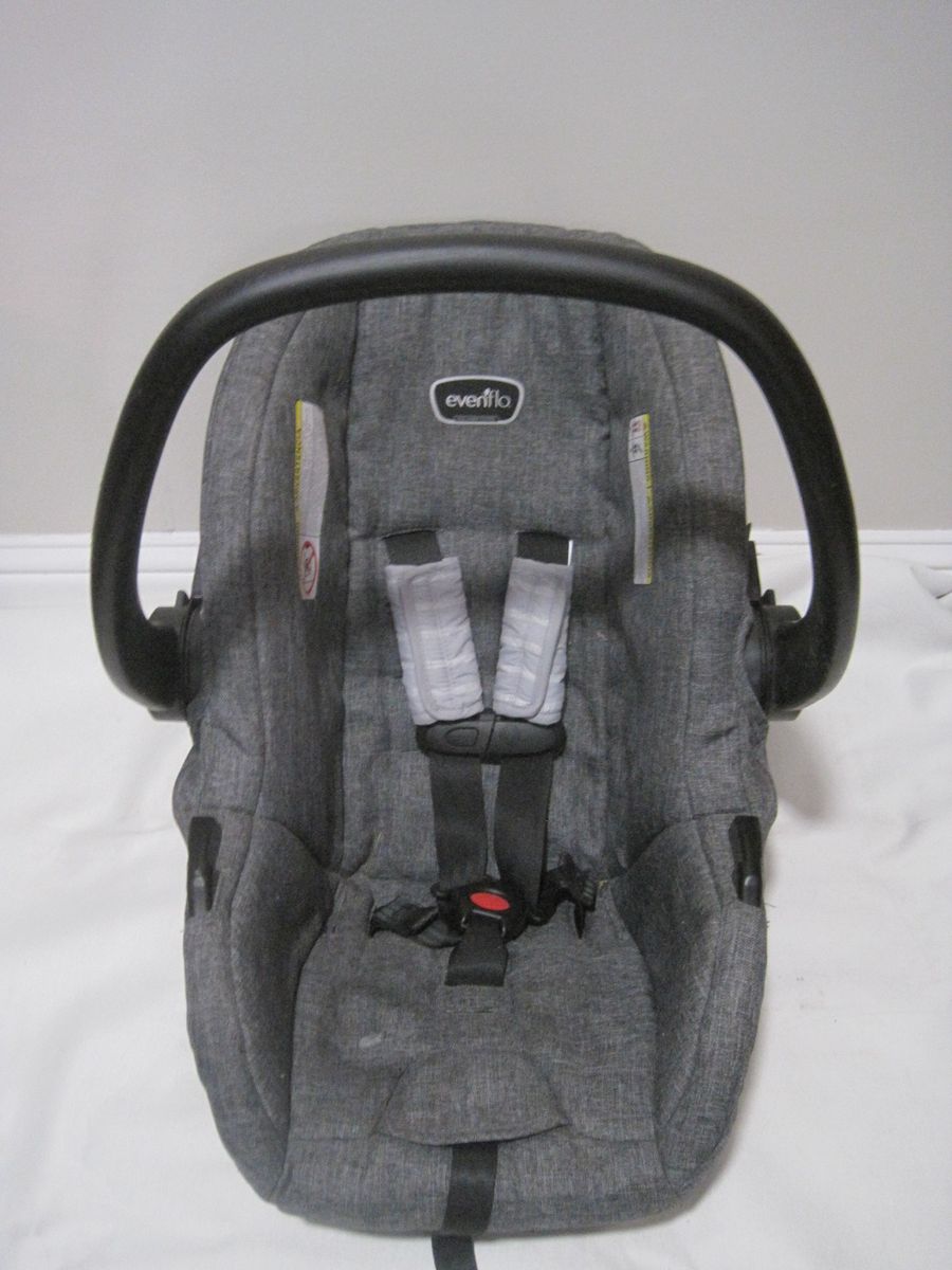 Evenflo LiteMax Sport Black and Grey Rear Facing Car Seat (Model 53312418A)