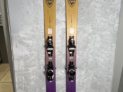Lightly Used Rossignol Sender Free 118 186 cm Skis 2025 w/Look Konect GW Demo Bindings