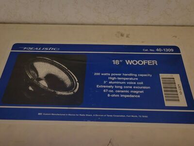 New Radio Shack 18" Subwoofer