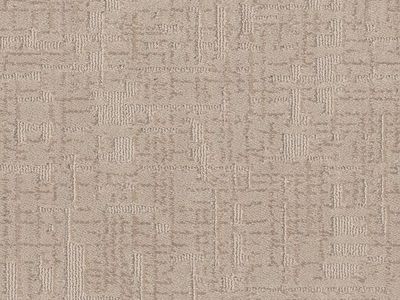 Greige Patterned Carpet Remnant - 12'x20'6"