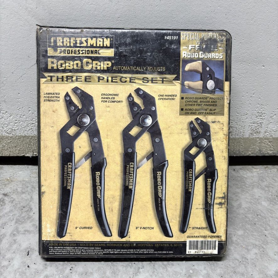 Craftsman Professional RoboGrip 3-Piece Plier Set