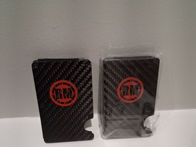 RM Carbon Fiber Minimalist Card Wallets Set of Two