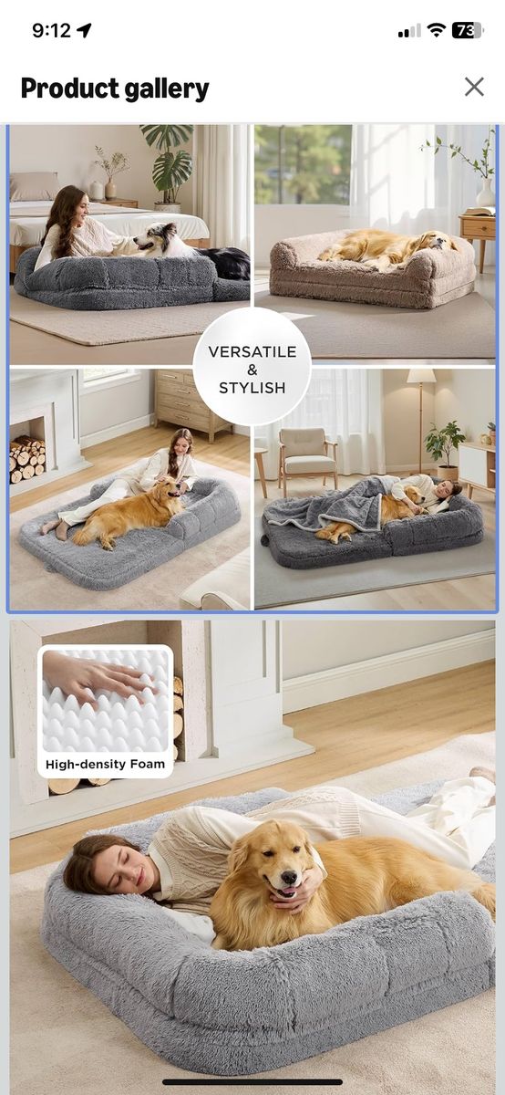 Human and/or Dog Bed and Chair