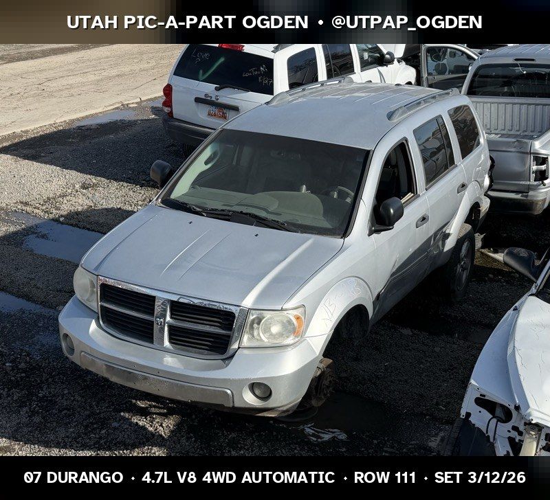 2007 Dodge Durango Parts - UTPAP Ogden
