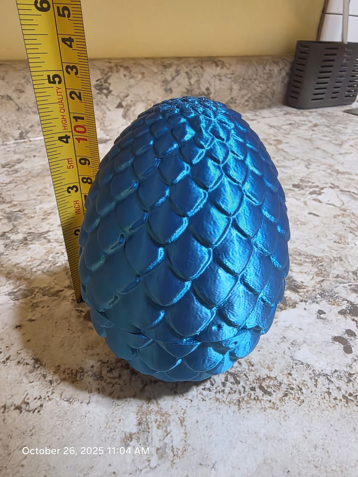 Dragon Egg with Baby Dragon - 3D Printed - Many Color Options