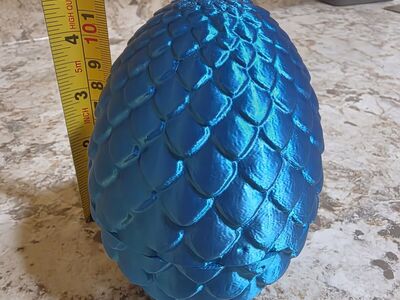 Dragon Egg with Baby Dragon - 3D Printed - Many Color Options