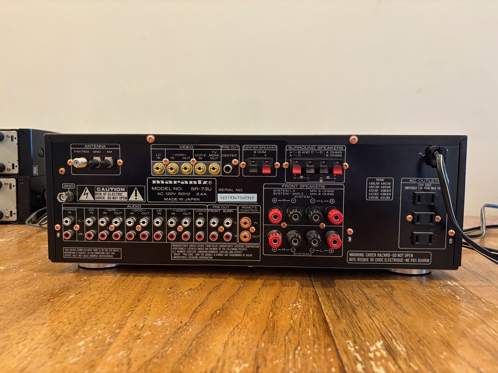 Marantz SR-73 Receiver