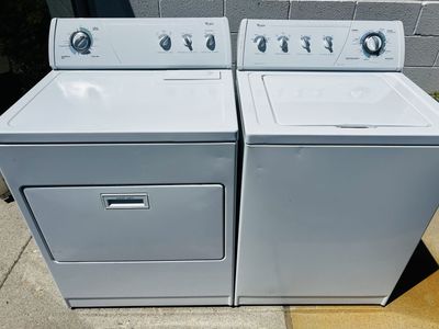 Whirlpool Super Capacity Plus Top Load Set