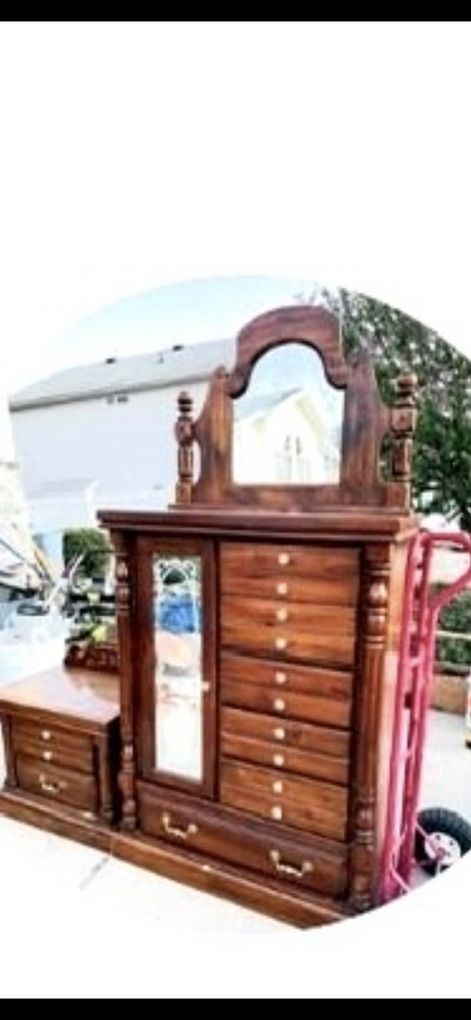Matching Armoire, Night Stand and Mirror