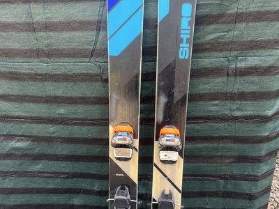 Volkl Shiro 183 powder skis with Marker Lord binding