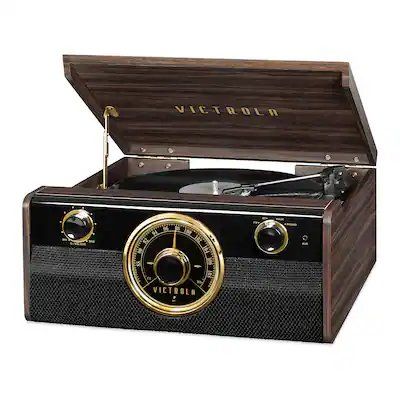 Victrola Bluetooth Record Player with Radio