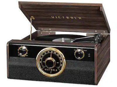Victrola Bluetooth Record Player with Radio