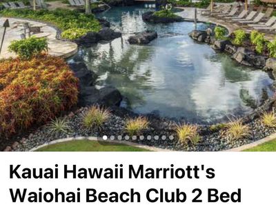 Kauai Marriott Waiohai August 23-30, 2026