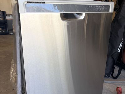 Whirlpool Stainless Steel Built-In Dishwasher with Front Controls