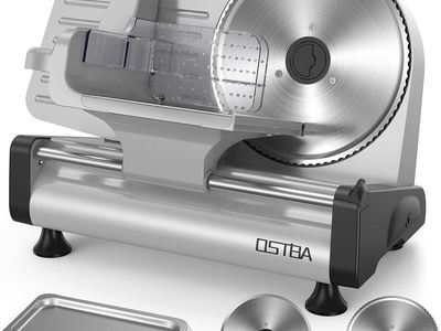 200W OSTBA Electric Meat Slicer 8.7in Blade