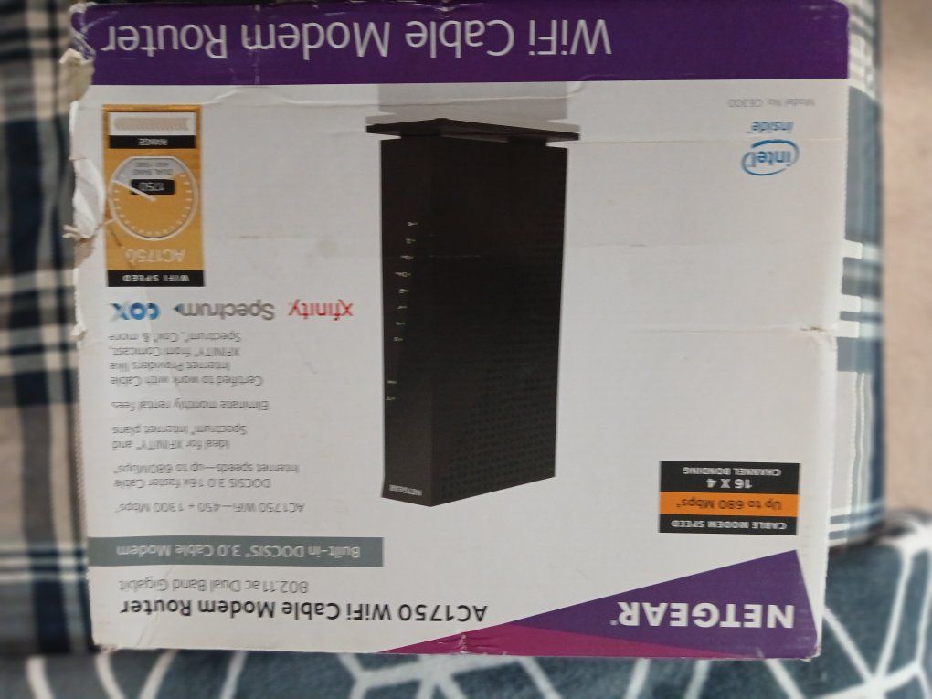 Netgear wifi cable  modem and router