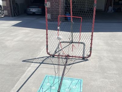 SwingAway MVP Hitting Trainer & Training Mat - Used Baseball/Softball Practice Equipment