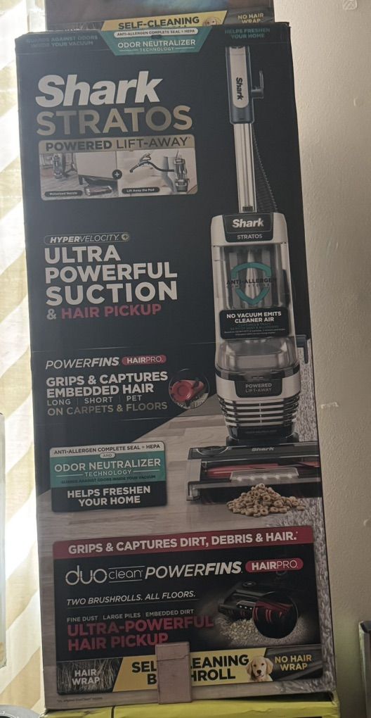 Shark Stratos Upright Vacuum.