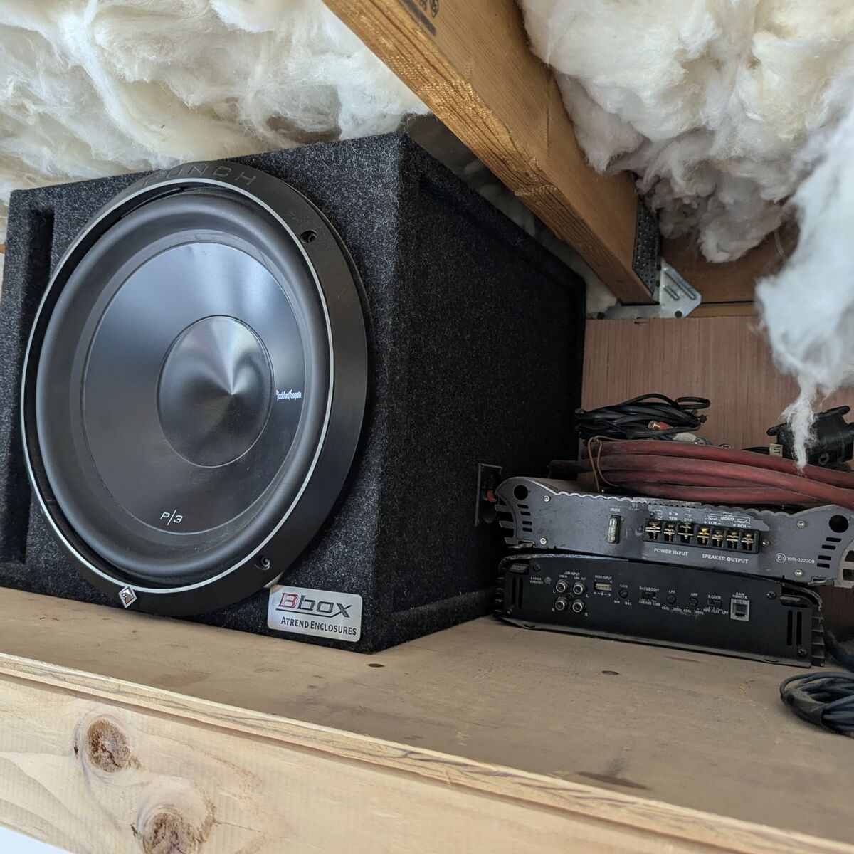 12" P3 punch Fosgate sub