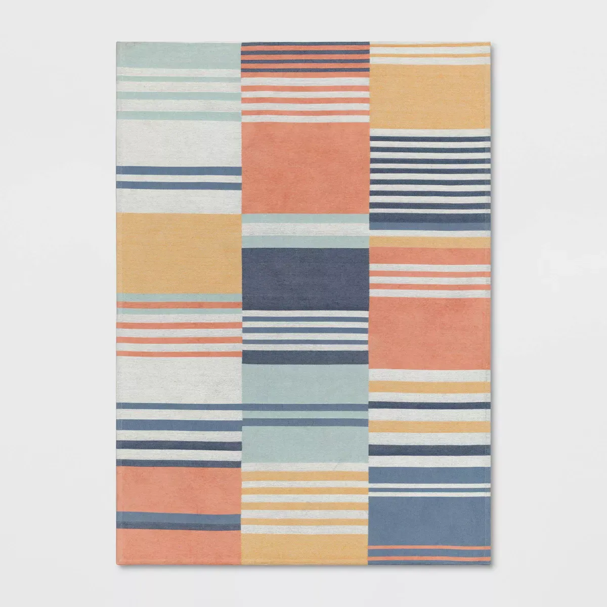 New Pillowfort 4'x5'6" Broken Striped Kids Rug