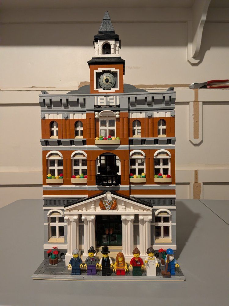 Built Lego Town Hall