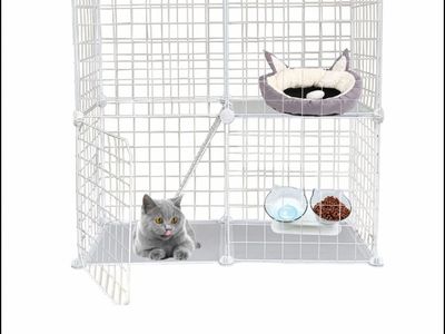 2-tier cat cage
