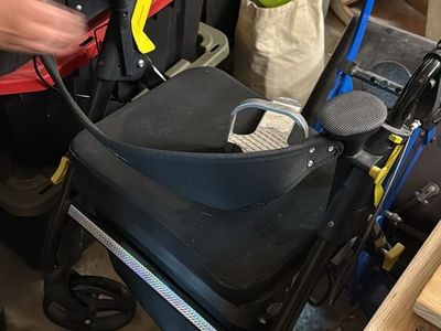 Unbranded Foldable Push Walker for Adults - Mobility Aid with Seat